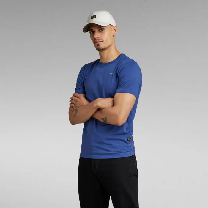 TShirts and Polos Men GStar RAW Slim Base TShirt Ballpen Blue