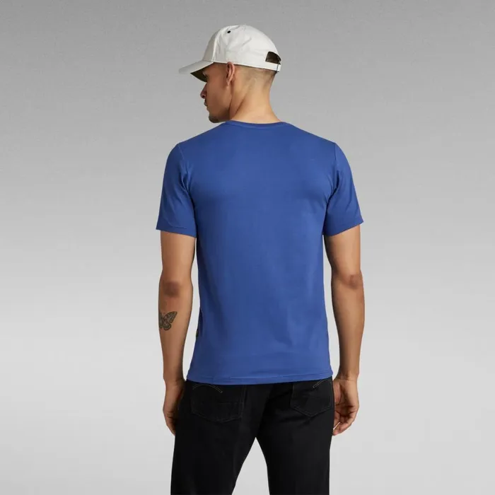 TShirts and Polos Men GStar RAW Slim Base TShirt Ballpen Blue