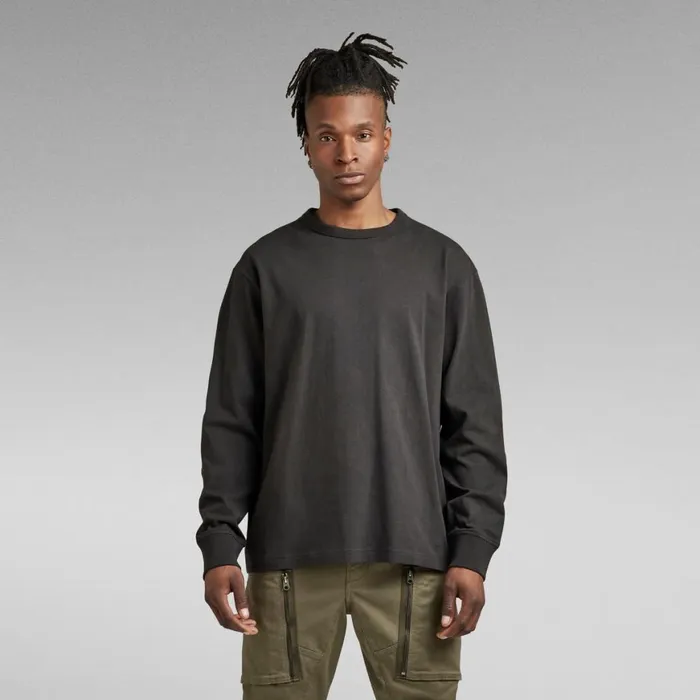 TShirts and Polos Men GStar RAW Utility Mix Boxy TShirt Dark Black