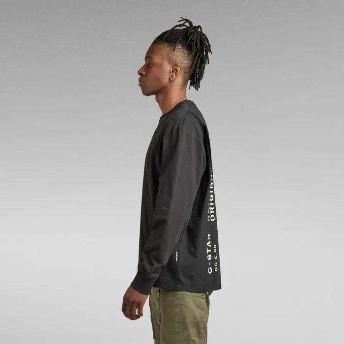 TShirts and Polos Men GStar RAW Utility Mix Boxy TShirt Dark Black