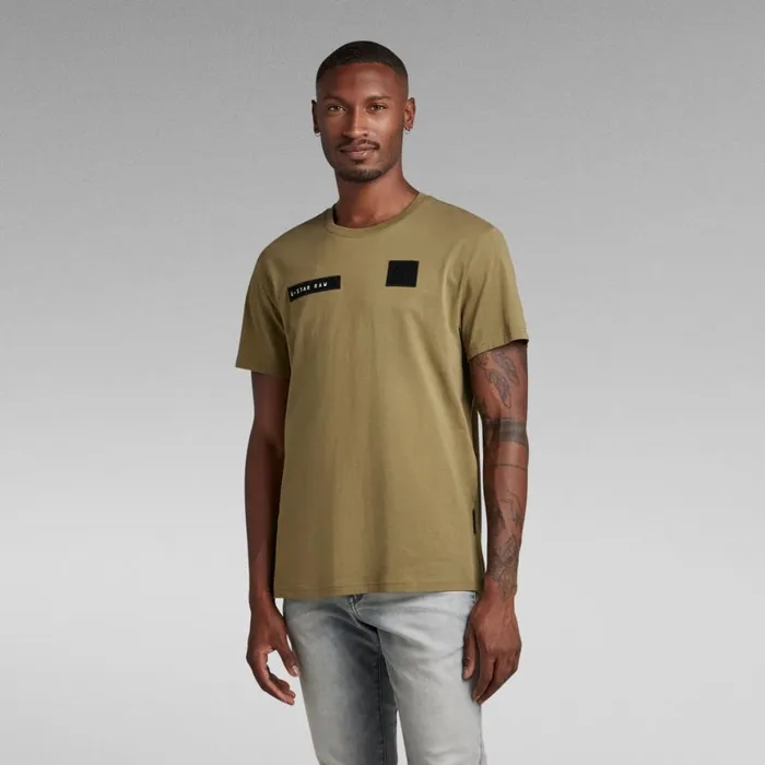 TShirts and Polos Men GStar RAW Velcro TShirt Smoke Olive