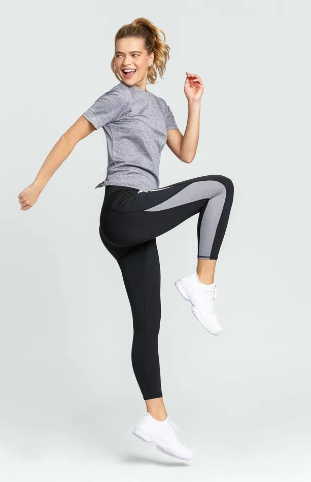 Tail Activewear Ally Top 8211 Frosted Heather 8211 FINAL SALE Women Short Sleeve