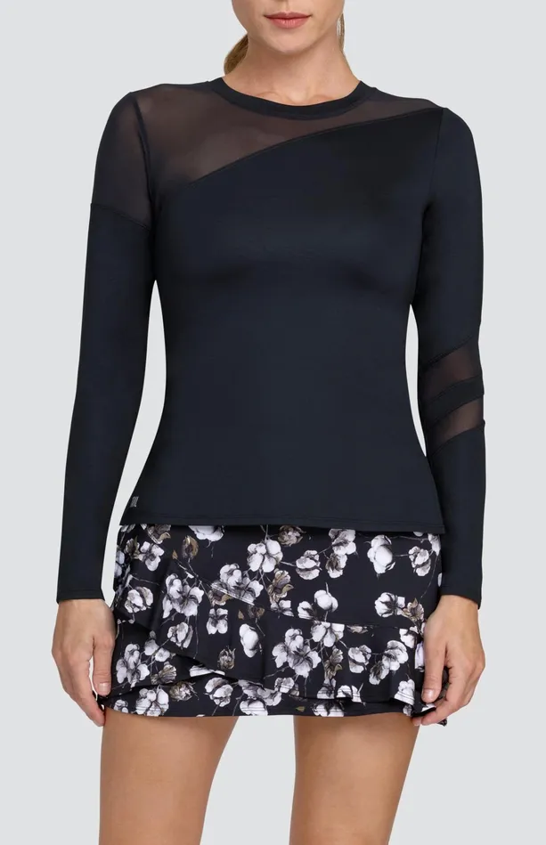 Tail Activewear Augusta Top 8211 Onyx Black 8211 FINAL SALE Women Long Sleeve Tail Activewear Augusta Top 8211 Onyx Black 8211 FINAL SALE Women Long Sleeve