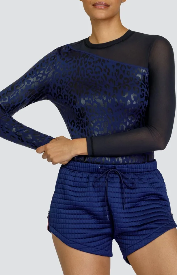 Tail Activewear Carly Top 8211 Leopard Foil Women Long Sleeve
