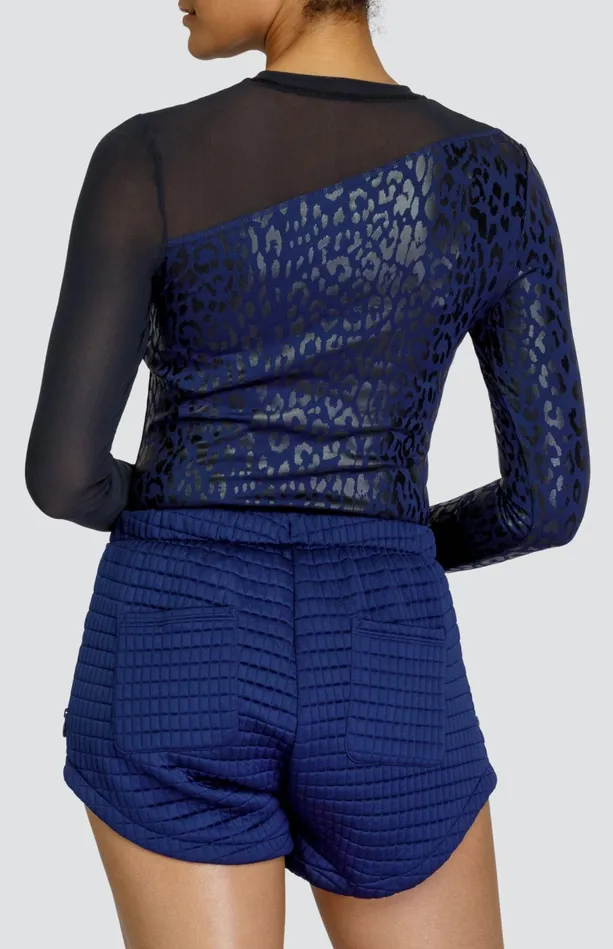 Tail Activewear Carly Top 8211 Leopard Foil Women Long Sleeve