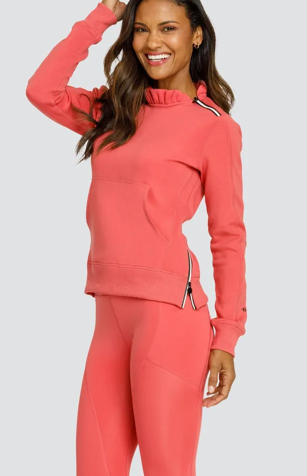 Tail Activewear Condoleezza Cherry Rose Pullover Women Long Sleeve