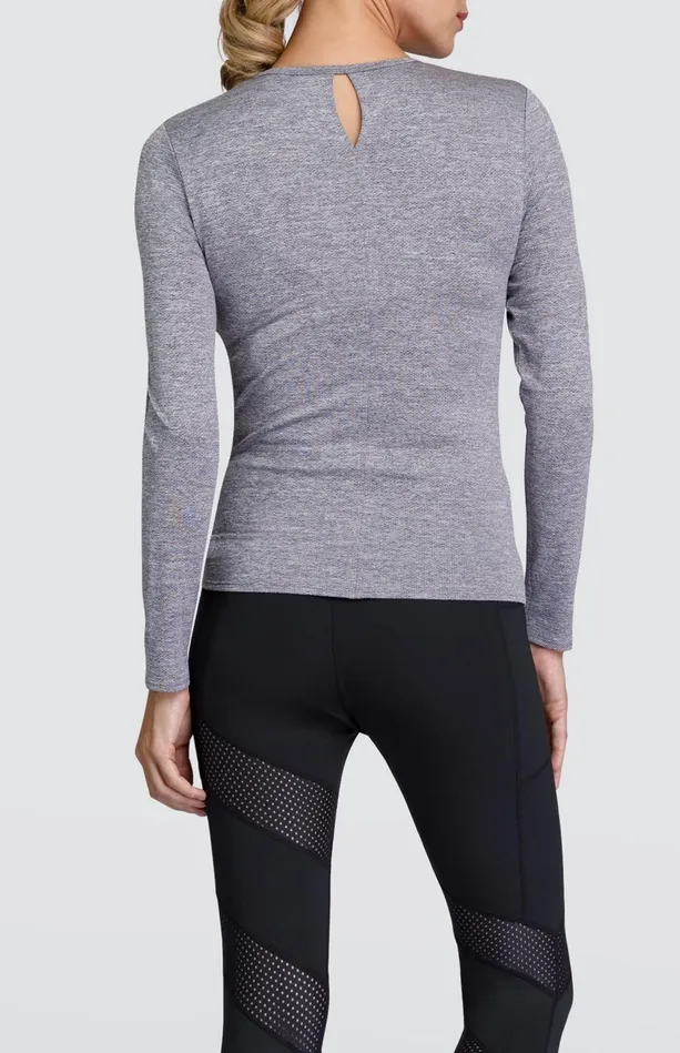 Tail Activewear Julieta Top 8211 Frosted Heather 8211 FINAL SALE Women Long Sleeve