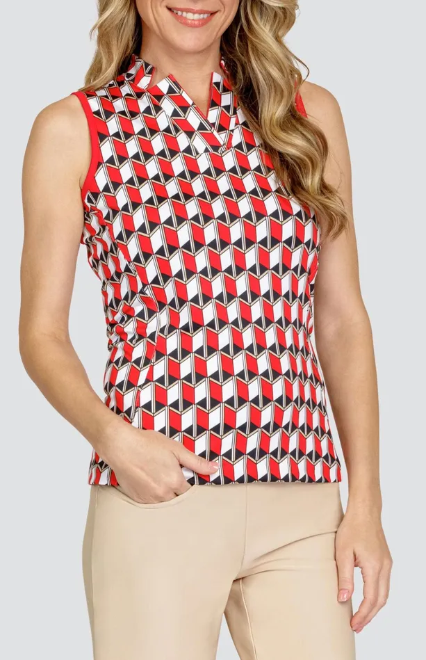 Tail Activewear Justiana Top 8211 Santorini Geo Women Sleeveless