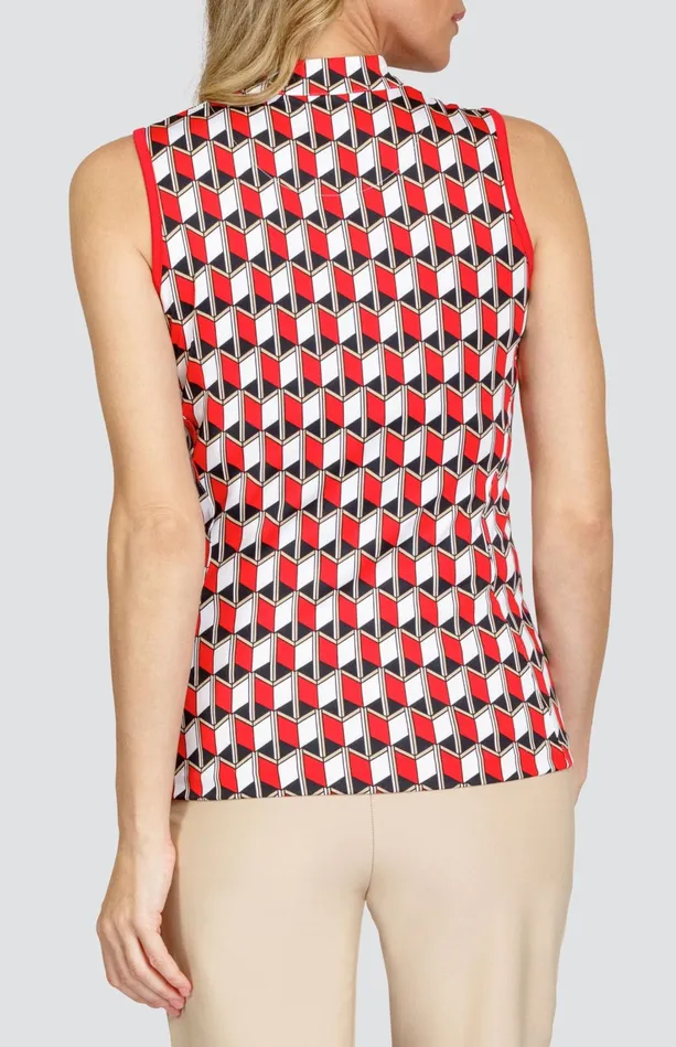 Tail Activewear Justiana Top 8211 Santorini Geo Women Sleeveless
