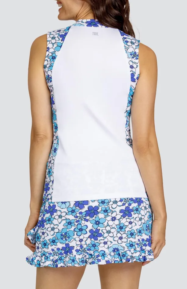 Tail Activewear Lexis Top 8211 Daffodil Ditsy Women Sleeveless