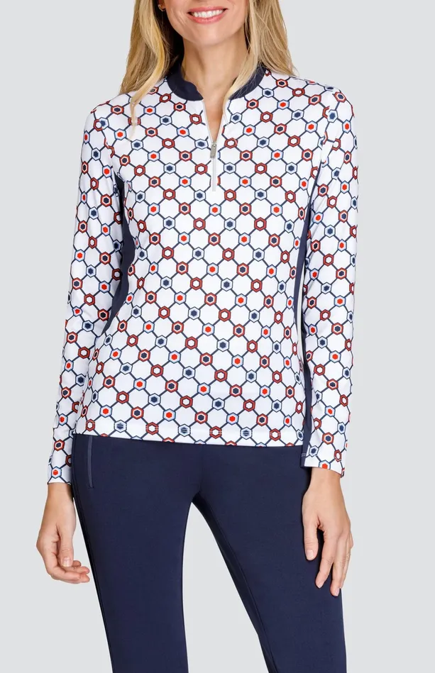 Tail Activewear Lila Grace Top 8211 Divine Geo Women Long Sleeve