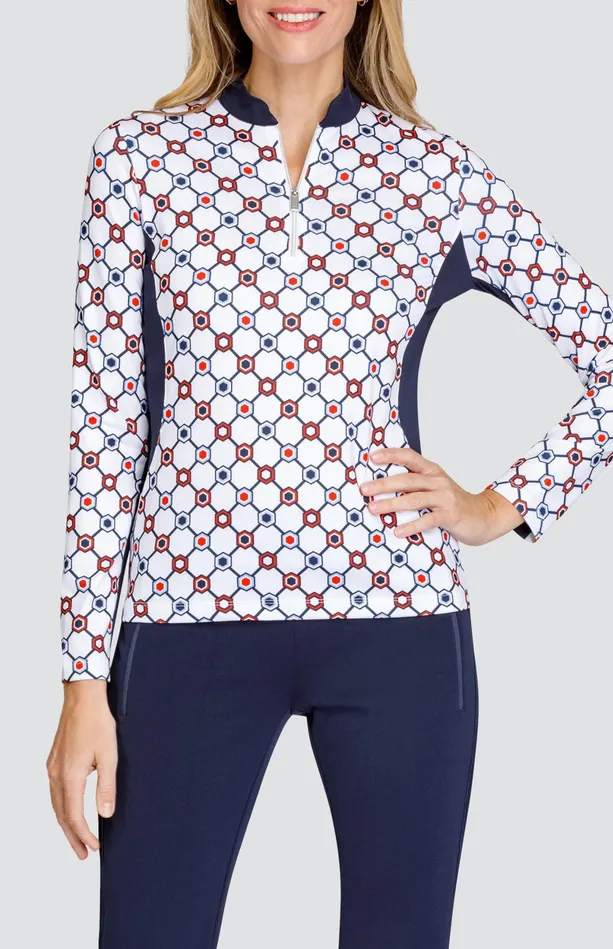 Tail Activewear Lila Grace Top 8211 Divine Geo Women Long Sleeve