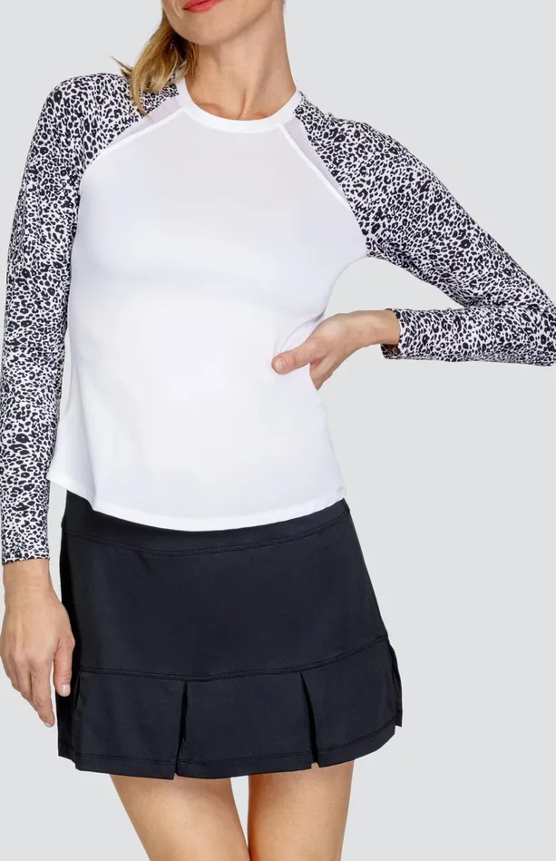 Tail Activewear Luenell Top 8211 TeenyBlack 8211 FINAL SALE Women Long Sleeve