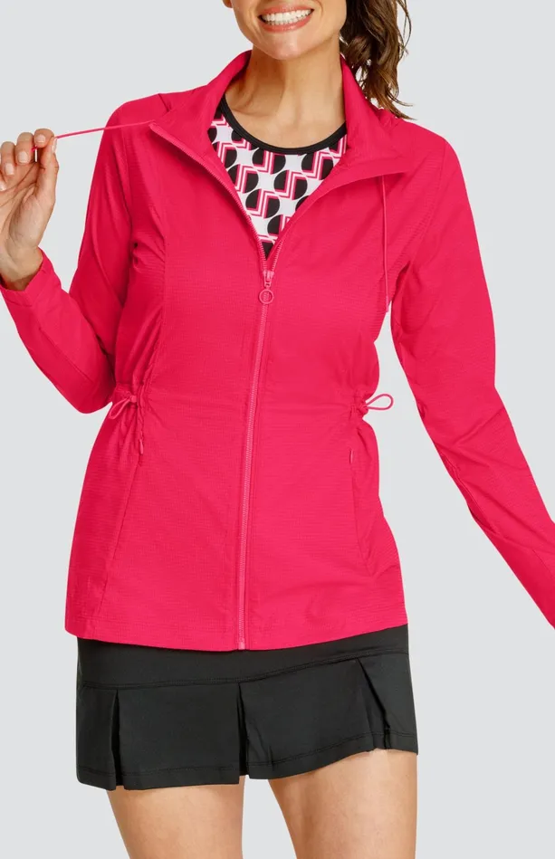 Tail Activewear Nola Water Resistant Jacket 8211 Wild Cherry Women Jackets And Vests