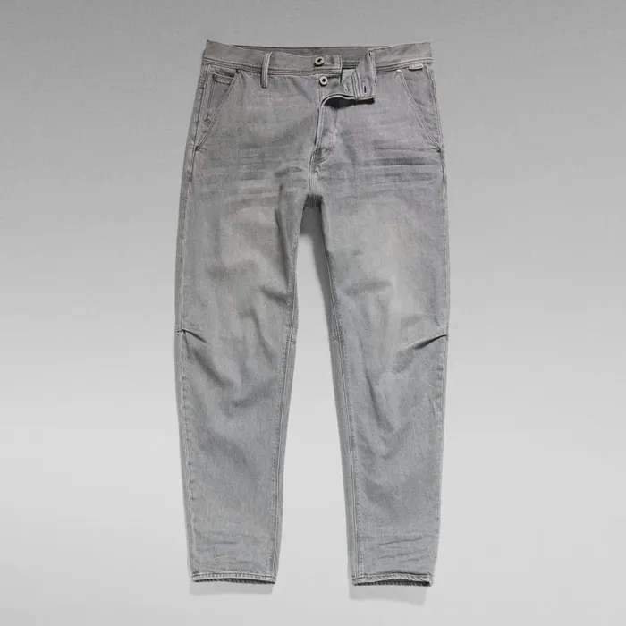 Tapered Men GStar RAW Grip 3D Relaxed Tapered Jeans Faded Grey Limestone