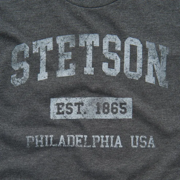 Tees Men Stetson 1865 Graphic Tee Grey