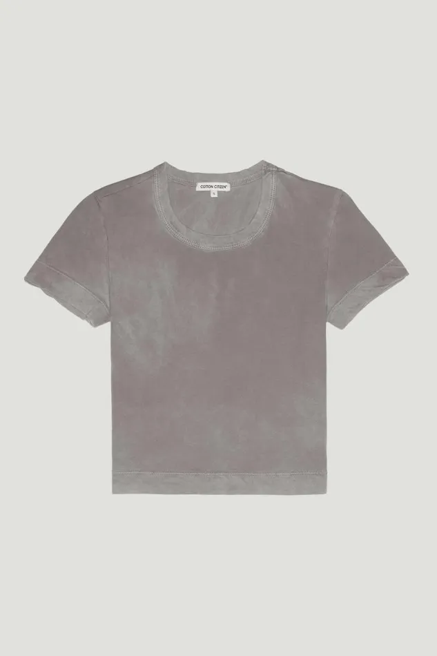 Tees Women COTTON CITIZEN Standard Baby Tee Vintage Cement Tees Women COTTON CITIZEN Standard Baby Tee Vintage Cement