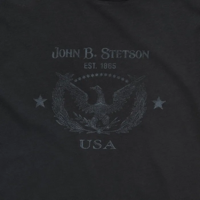 Tees Women Stetson John B Stetson Eagle Graphic Tee Black
