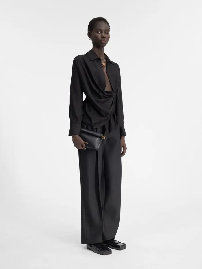 The Bahia Shirt Black Women JACQUEMUS Tops and Shirts The Bahia Shirt Black Women JACQUEMUS Tops and Shirts