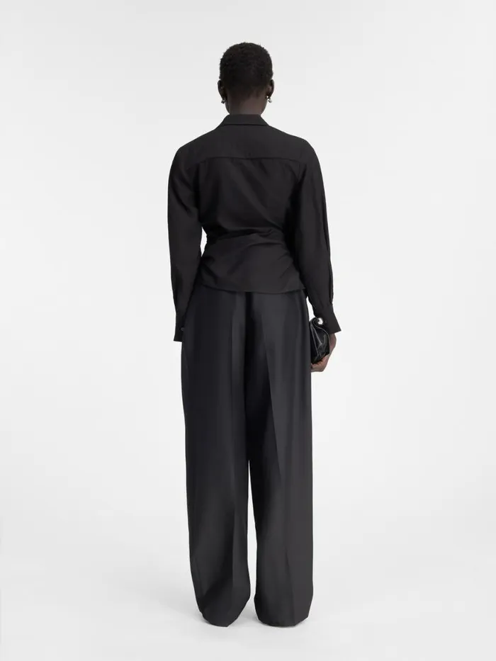 The Bahia Shirt Black Women JACQUEMUS Tops and Shirts The Bahia Shirt Black Women JACQUEMUS Tops and Shirts