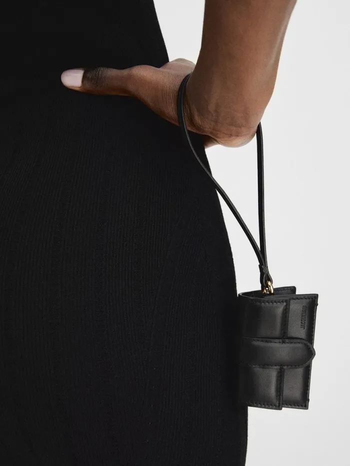 The Bambino Flap Case Black WomenMen JACQUEMUS Small Leather Goods The Bambino Flap Case Black WomenMen JACQUEMUS Small Leather Goods