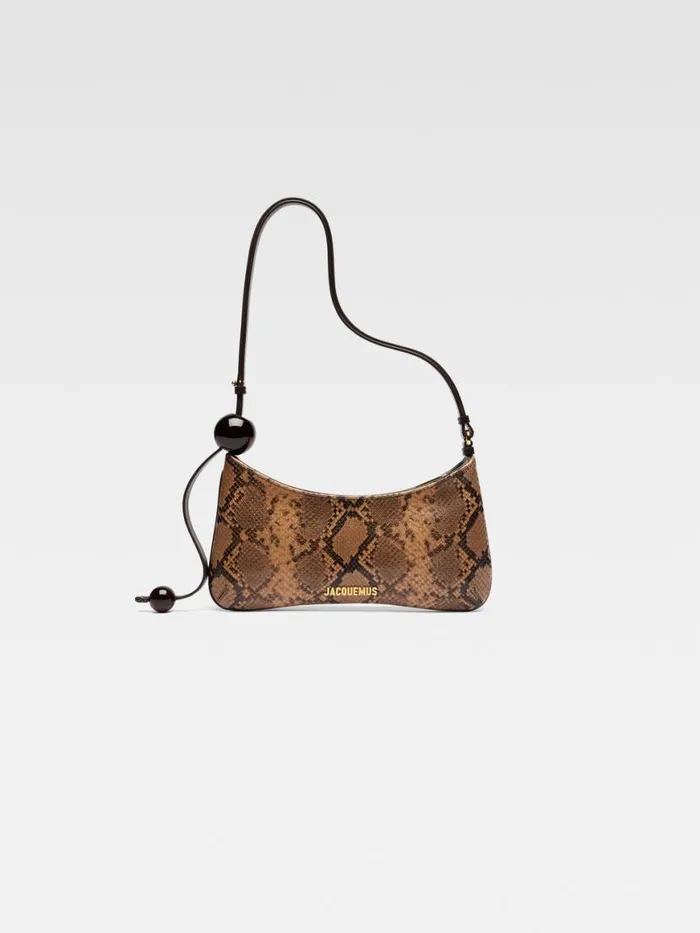 The Bisou Perle Light Brown Women JACQUEMUS Shoulder Bags