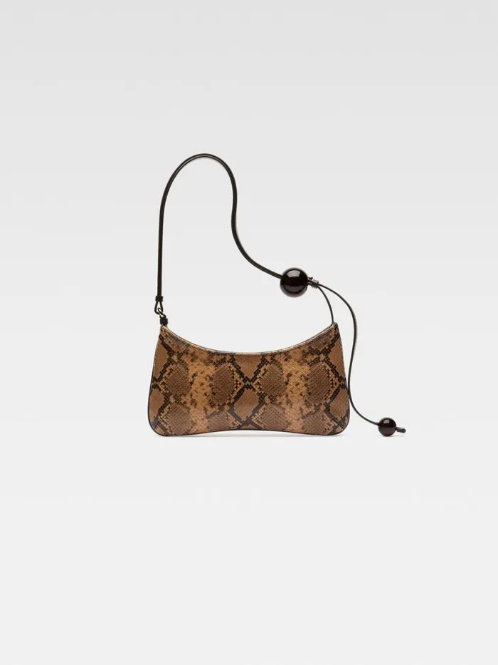 The Bisou Perle Light Brown Women JACQUEMUS Shoulder Bags The Bisou Perle Light Brown Women JACQUEMUS Shoulder Bags