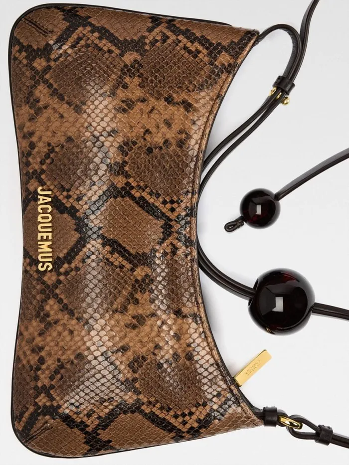 The Bisou Perle Light Brown Women JACQUEMUS Shoulder Bags The Bisou Perle Light Brown Women JACQUEMUS Shoulder Bags