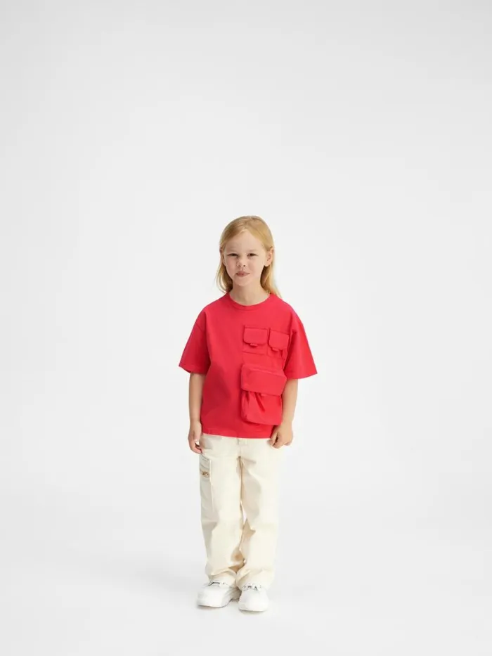The Bolso Kids039 Tshirt Red WomenMen JACQUEMUS Tops