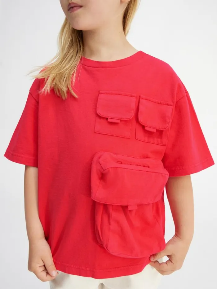 The Bolso Kids039 Tshirt Red WomenMen JACQUEMUS Tops The Bolso Kids039 Tshirt Red WomenMen JACQUEMUS Tops