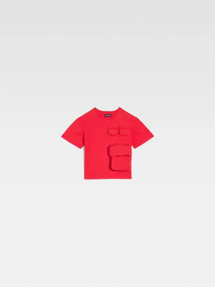 The Bolso Kids039 Tshirt Red WomenMen JACQUEMUS Tops The Bolso Kids039 Tshirt Red WomenMen JACQUEMUS Tops