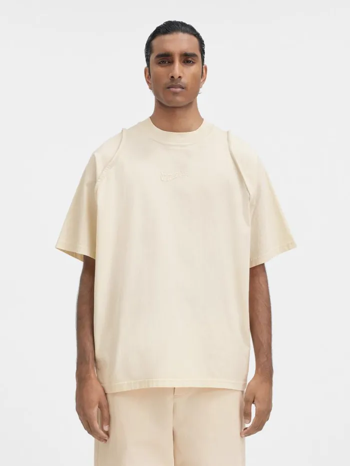The Camargue Tshirt Light Beige Men JACQUEMUS Tshirts