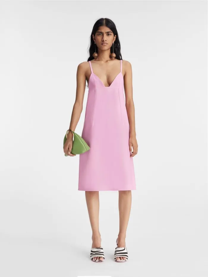 The Camison Dress Pink Women JACQUEMUS Dresses and Skirts