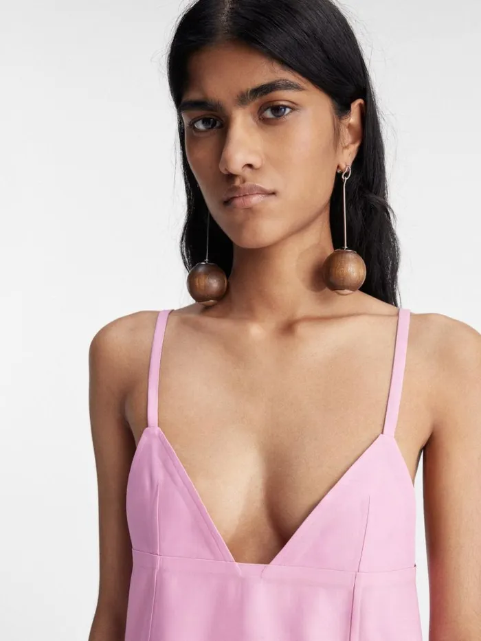 The Camison Dress Pink Women JACQUEMUS Dresses and Skirts The Camison Dress Pink Women JACQUEMUS Dresses and Skirts