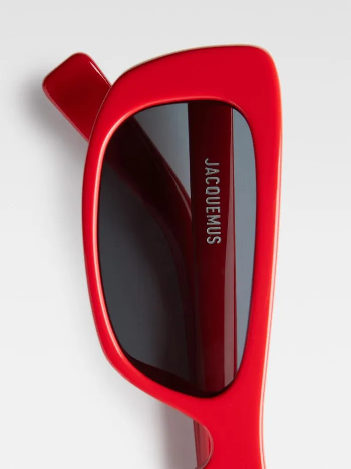 The Capri Sunglasses Red WomenMen JACQUEMUS Sunglasses The Capri Sunglasses Red WomenMen JACQUEMUS Sunglasses