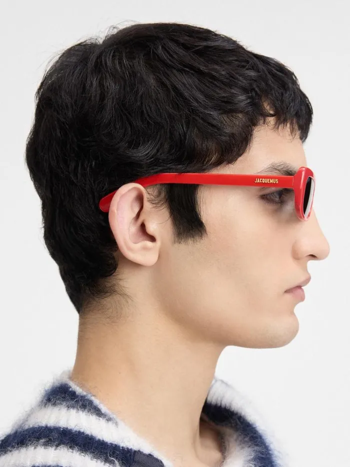 The Capri Sunglasses Red WomenMen JACQUEMUS Sunglasses The Capri Sunglasses Red WomenMen JACQUEMUS Sunglasses