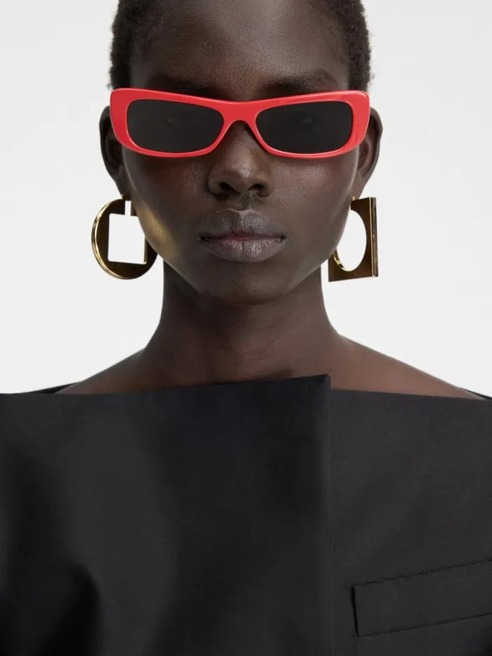 The Capri Sunglasses Red WomenMen JACQUEMUS Sunglasses The Capri Sunglasses Red WomenMen JACQUEMUS Sunglasses