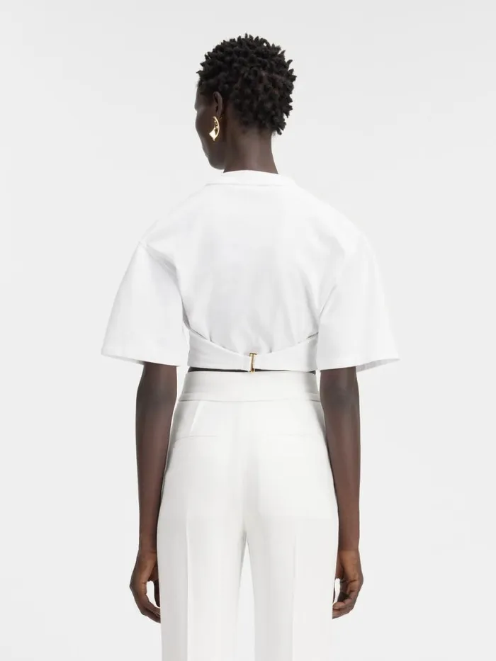 The Caraco Tshirt White Women JACQUEMUS Tops and Shirts The Caraco Tshirt White Women JACQUEMUS Tops and Shirts