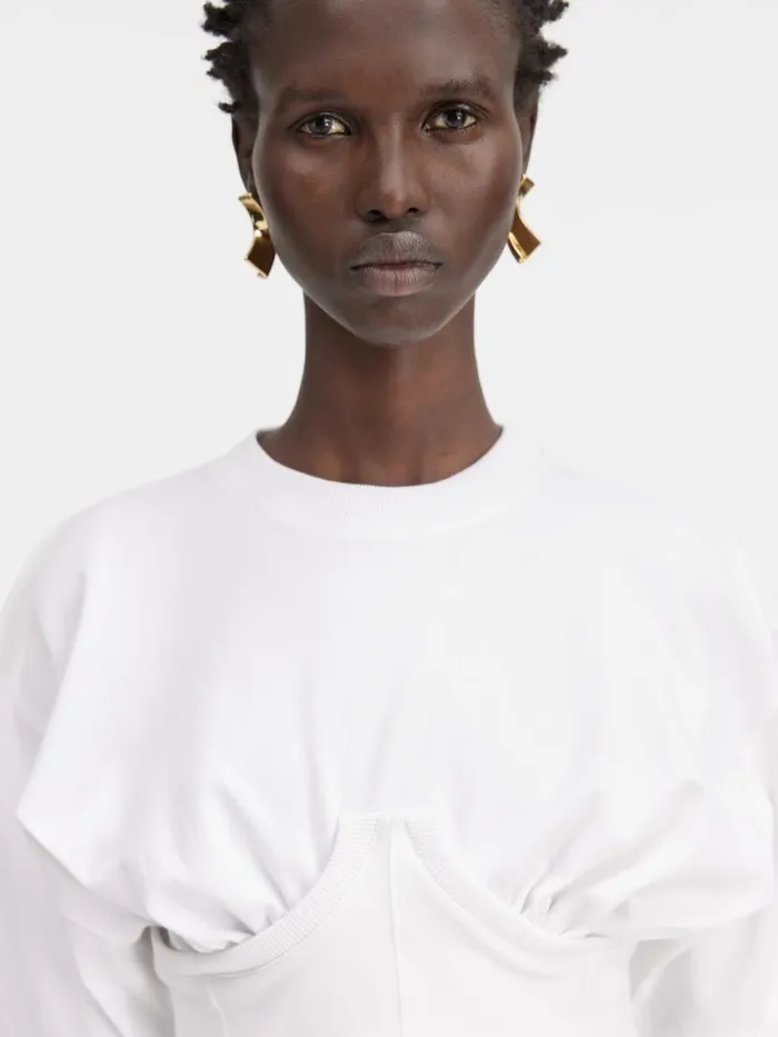 The Caraco Tshirt White Women JACQUEMUS Tops and Shirts The Caraco Tshirt White Women JACQUEMUS Tops and Shirts