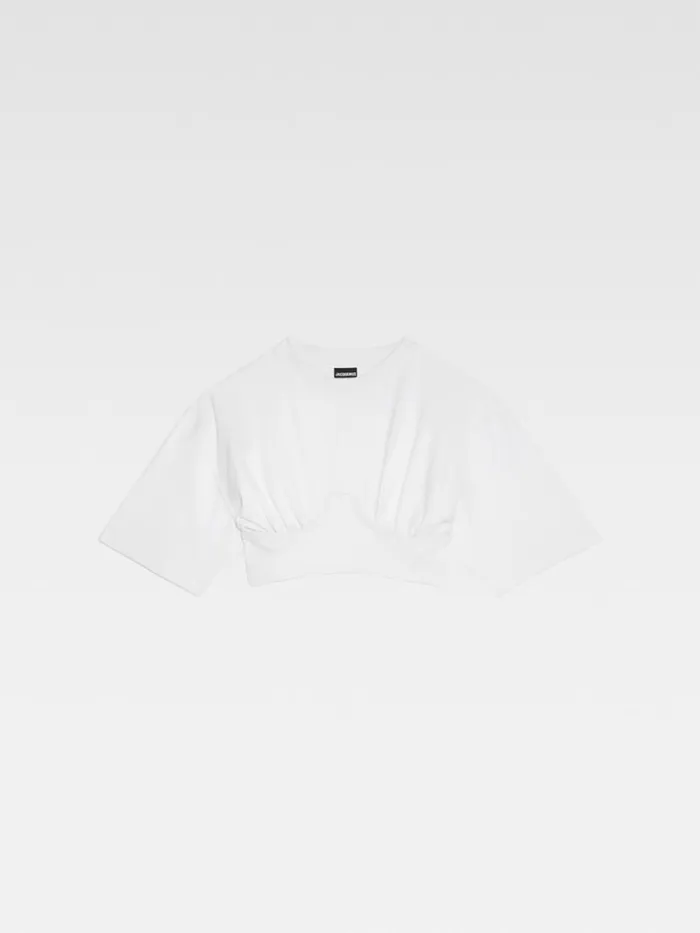 The Caraco Tshirt White Women JACQUEMUS Tops and Shirts The Caraco Tshirt White Women JACQUEMUS Tops and Shirts