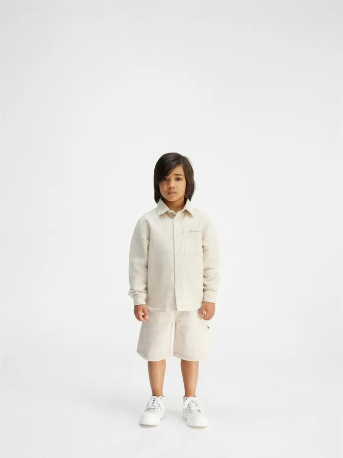 The DeNmes Kids039 Denim Shorts Offwhite WomenMen JACQUEMUS Bottoms