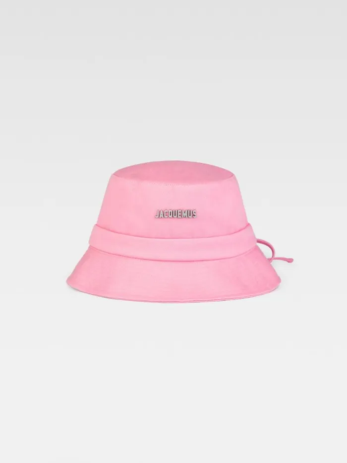 The Gadjo Bucket Hat Light Pink Women JACQUEMUS Hats