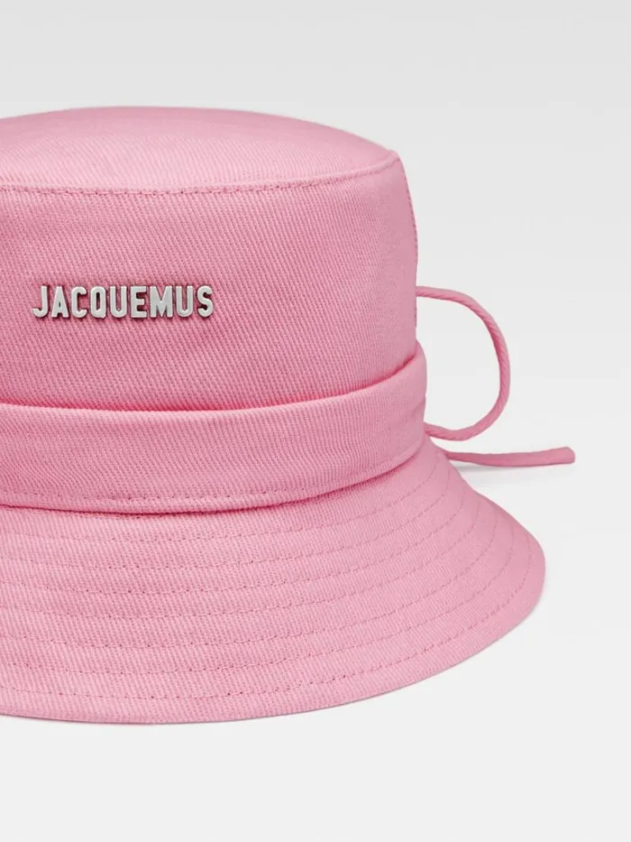 The Gadjo Bucket Hat Light Pink Women JACQUEMUS Hats The Gadjo Bucket Hat Light Pink Women JACQUEMUS Hats