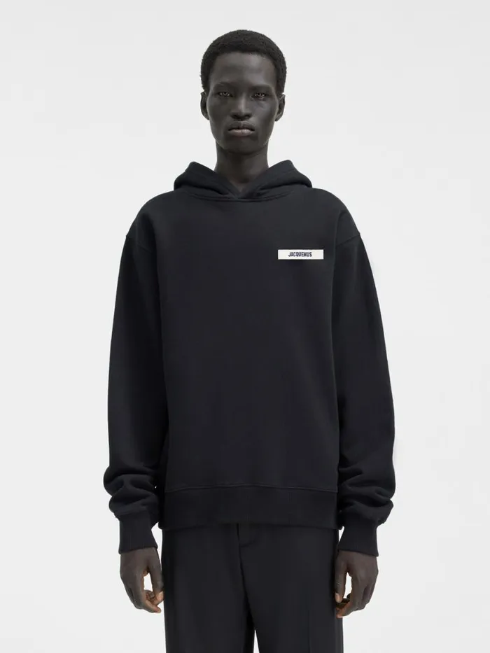 The Gros Grain Hoodie Black WomenMen JACQUEMUS Sweatshirts and Joggings