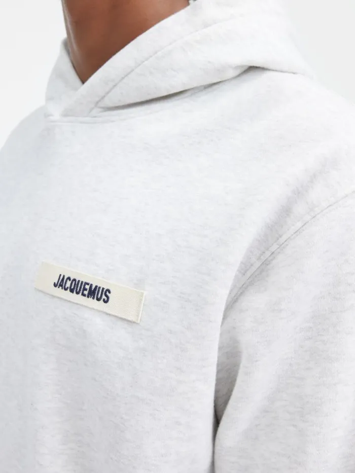 The Gros Grain Hoodie Grey WomenMen JACQUEMUS Sweatshirts and Joggings The Gros Grain Hoodie Grey WomenMen JACQUEMUS Sweatshirts and Joggings