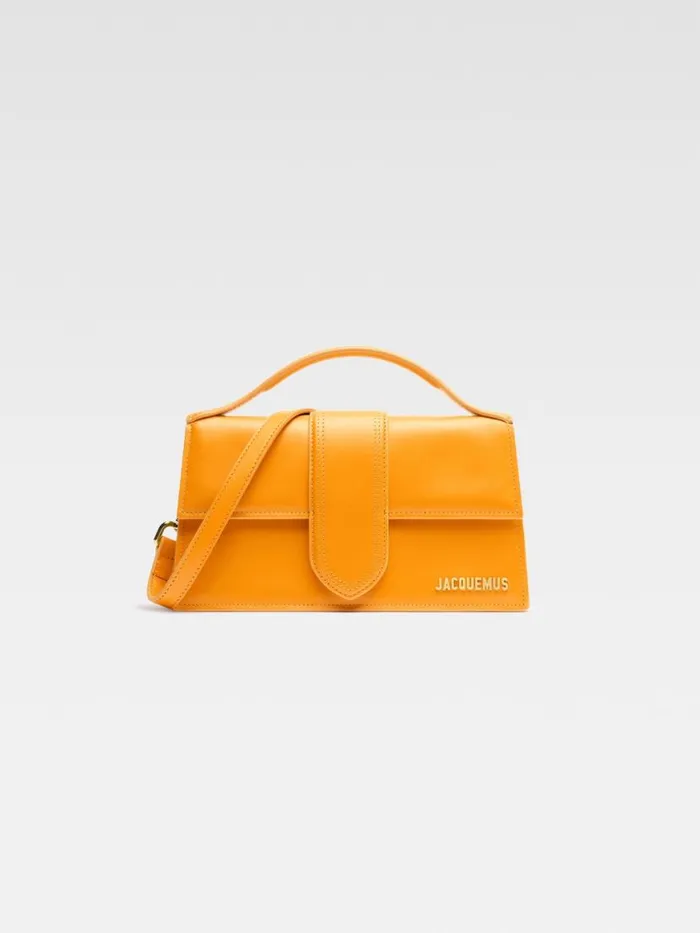 The Large Bambino Dark Orange Women JACQUEMUS Crossbody and Handbags