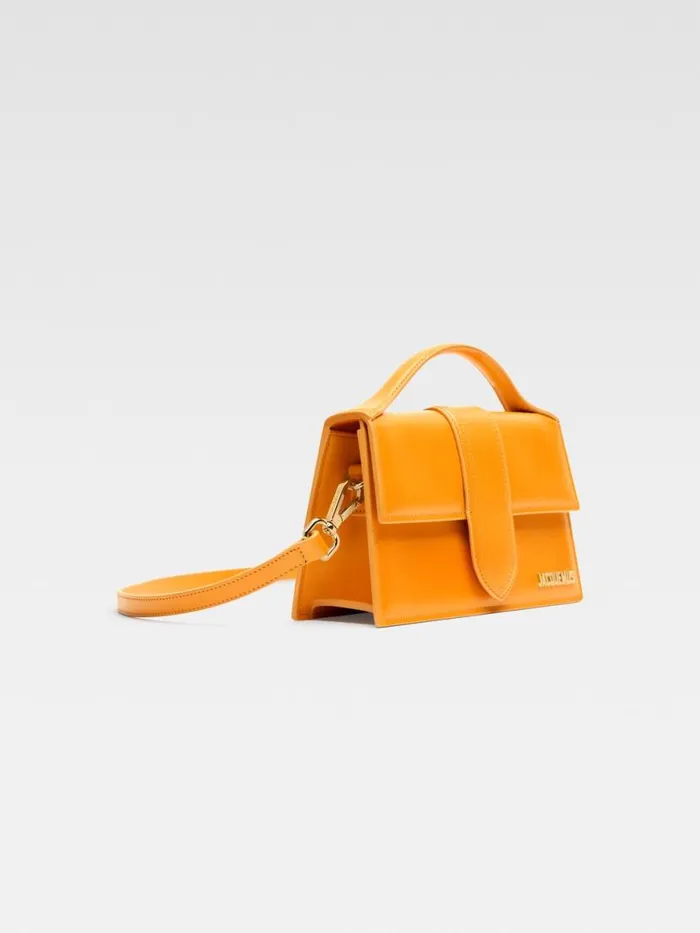 The Large Bambino Dark Orange Women JACQUEMUS Crossbody and Handbags The Large Bambino Dark Orange Women JACQUEMUS Crossbody and Handbags