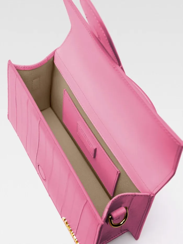 The Large Bambino Pale Pink Women JACQUEMUS Crossbody and Handbags The Large Bambino Pale Pink Women JACQUEMUS Crossbody and Handbags