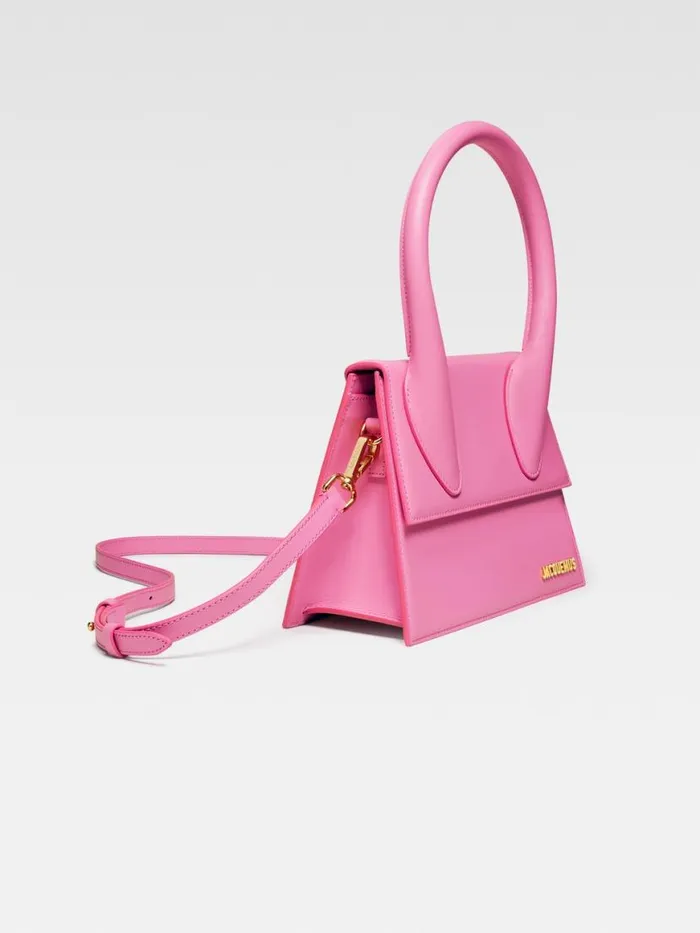 The Large Chiquito Pink Women JACQUEMUS Crossbody and Handbags The Large Chiquito Pink Women JACQUEMUS Crossbody and Handbags