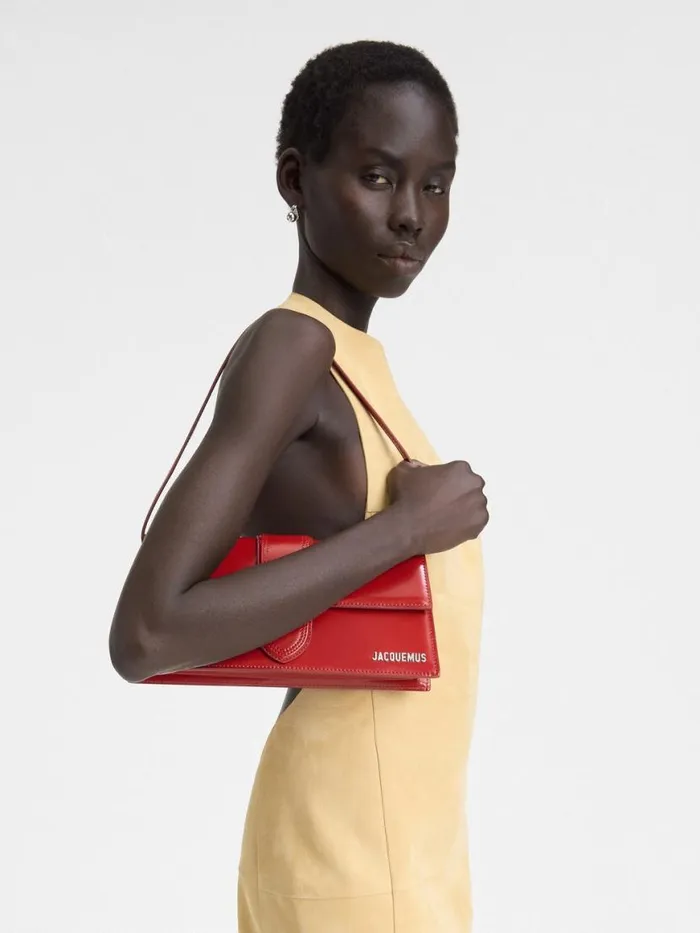 The Long Bambino Red Women JACQUEMUS Shoulder Bags The Long Bambino Red Women JACQUEMUS Shoulder Bags